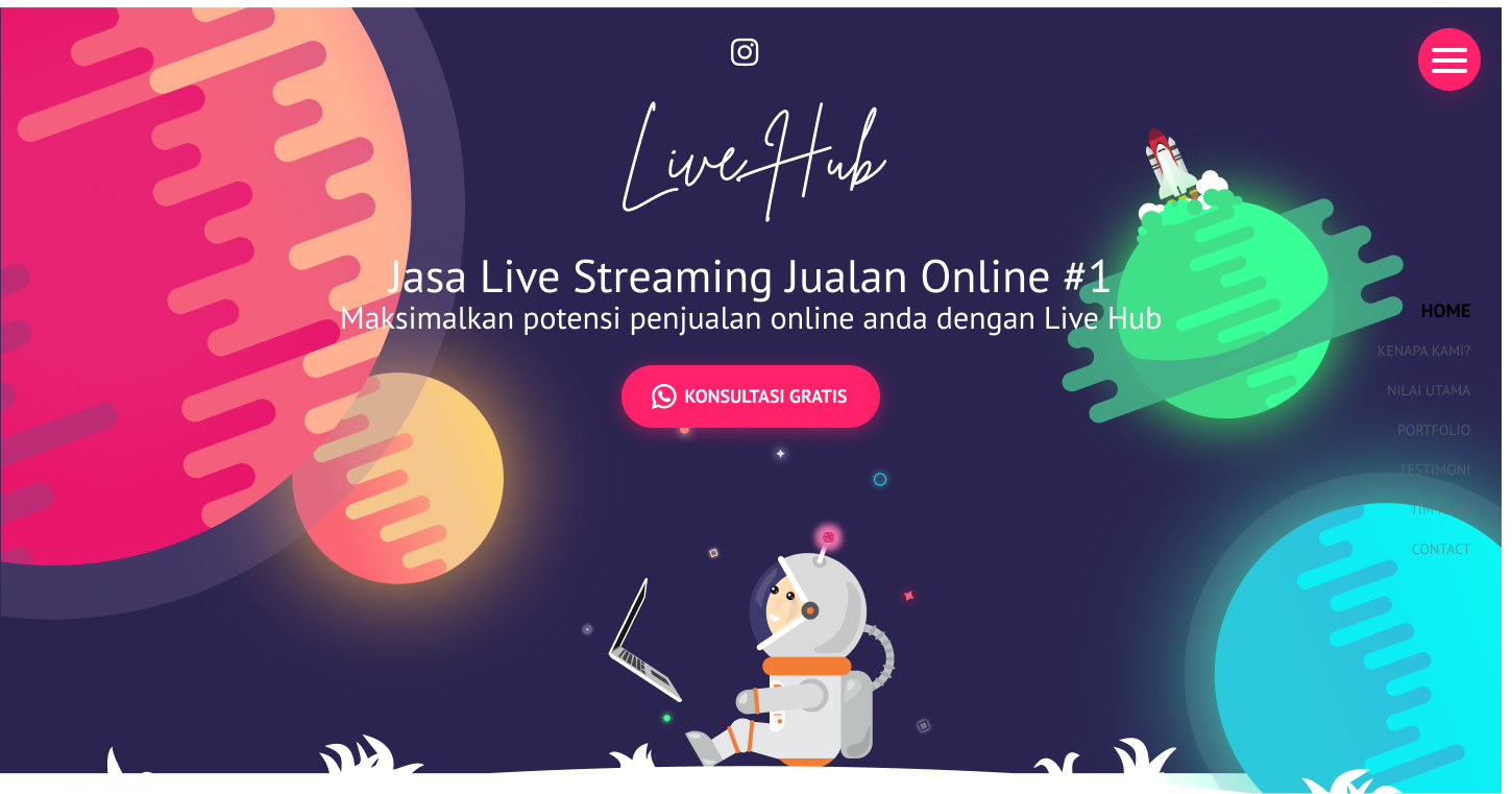 Livehub by Neil Website